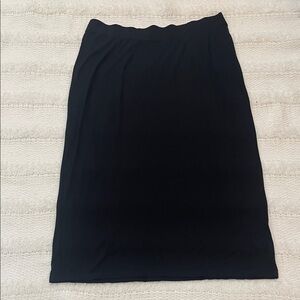 Eileen Fisher Elegant Black Pencil Skirt